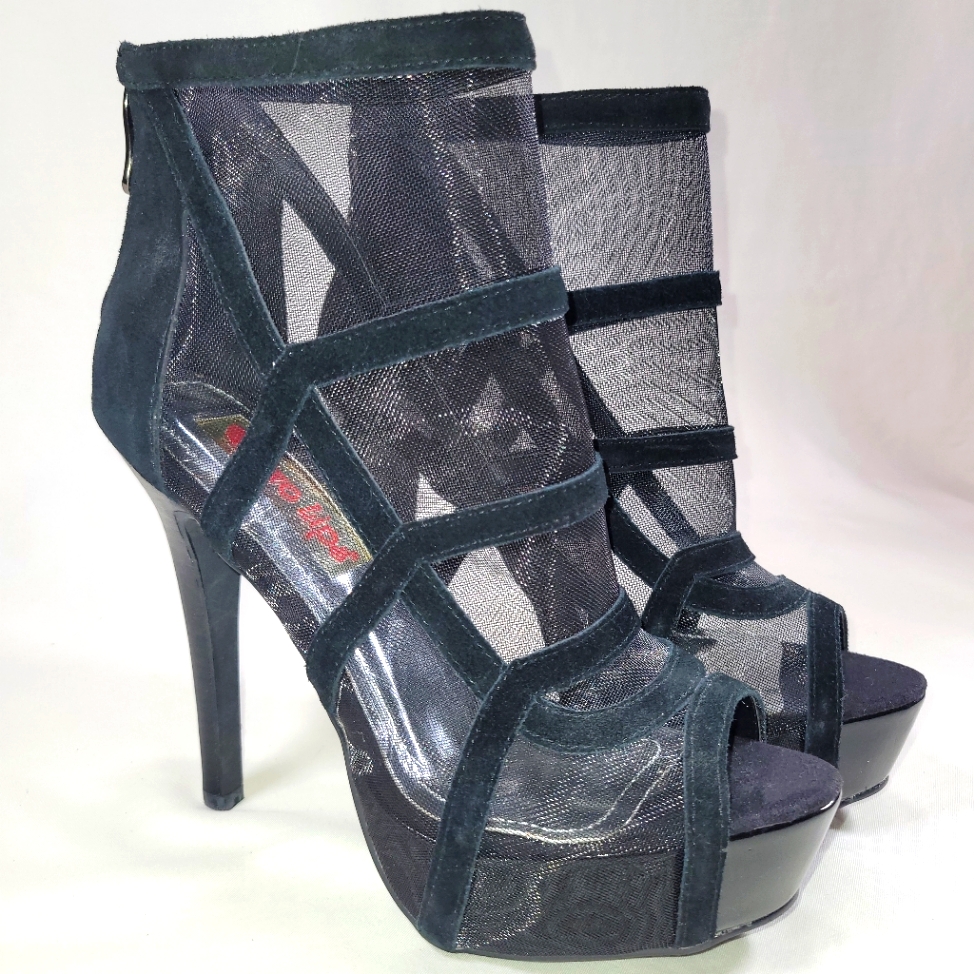 Two Lips "Devotion" Mesh Booties